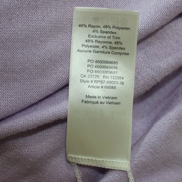 Aritzia Wilfred Free Giulia Knit Crossover V-Neck Long Sleeve Dress size Medium - Picture 6 of 6